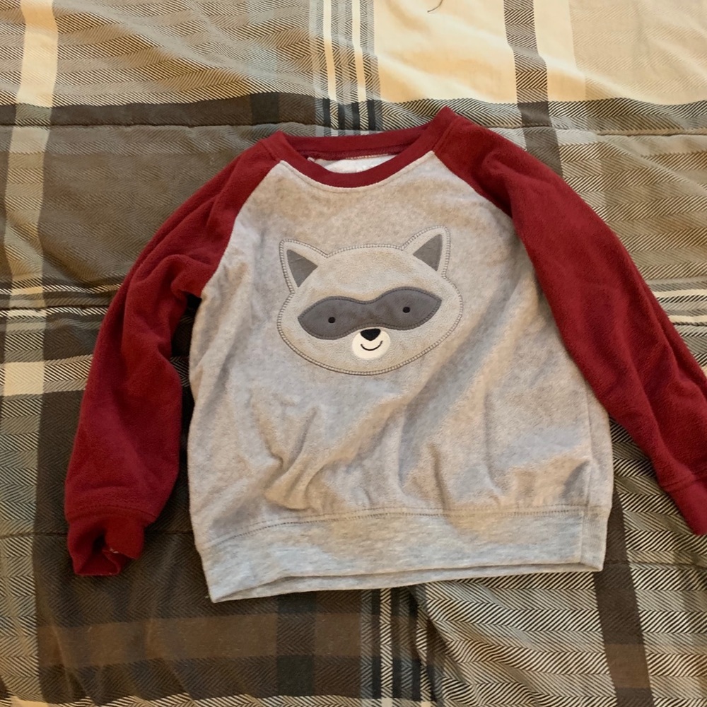 18 month toddler Racoon Sweater